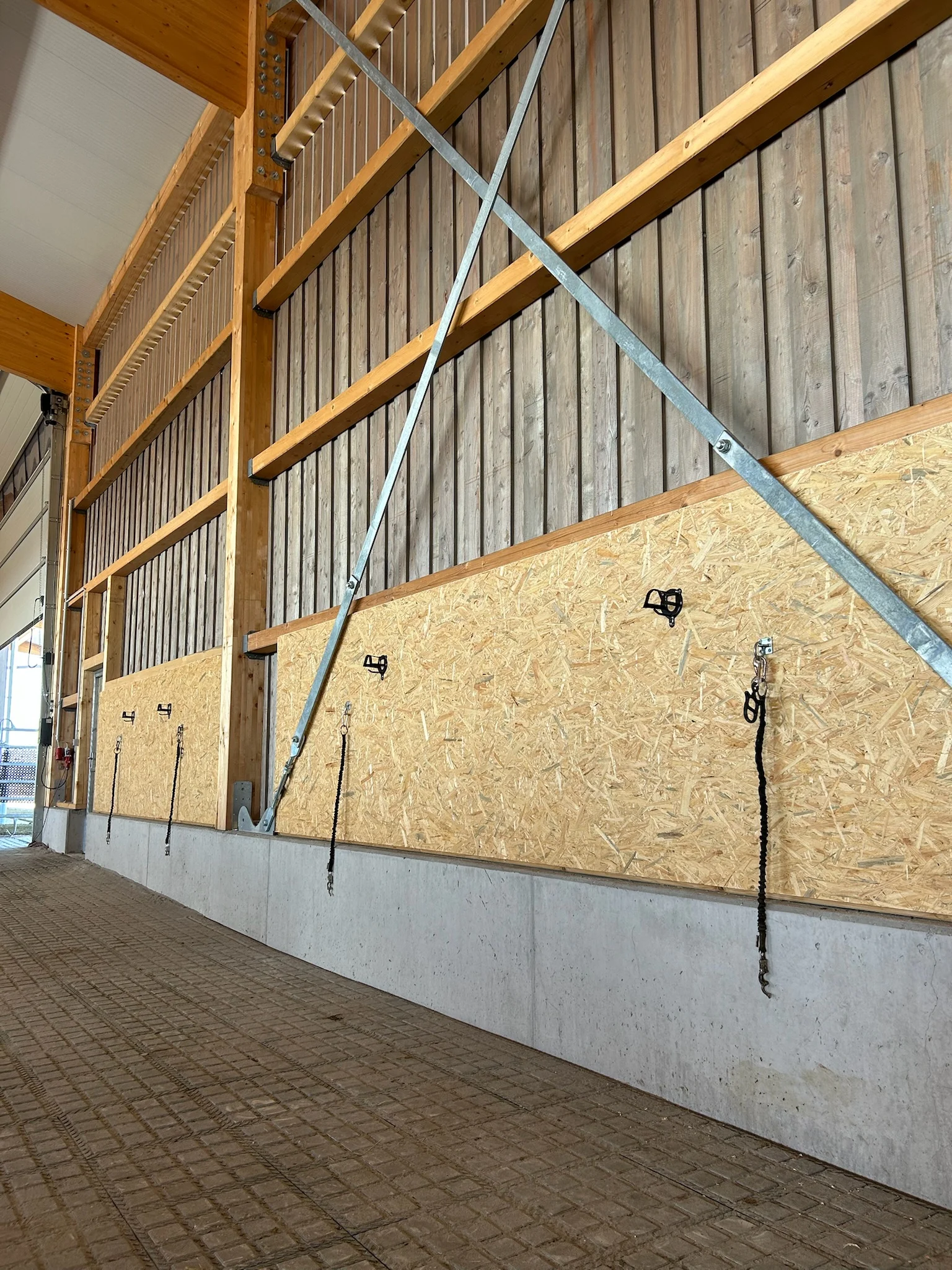 Anbindeplätze und Sattelhalter